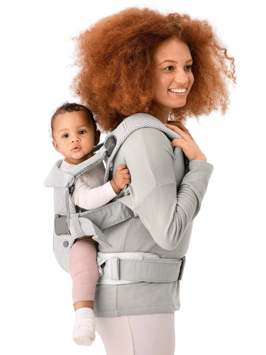 BabyBjörn Draagzak One Air - 3D Mesh - Zilver 16 BabyBjörn Draagzak One Air - 3D Mesh - Zilver - Afbeelding 14