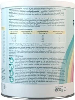 Pure Goat Company - Volledige Zuigelingenvoeding 1 - 800 Gram -Bekend Babyproducten Winkel 905x1200 3