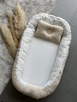 Bébélunes Waffle Beige - Babynest & Dekentje - Beige -Bekend Babyproducten Winkel 908x1200 11