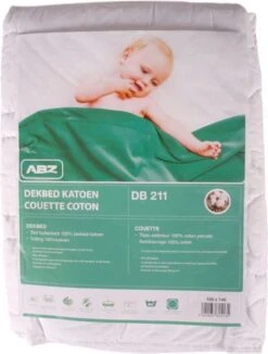 ABZ Dekbed - 100% Katoen - 100x140 Cm - Wit -Bekend Babyproducten Winkel 908x1200 9