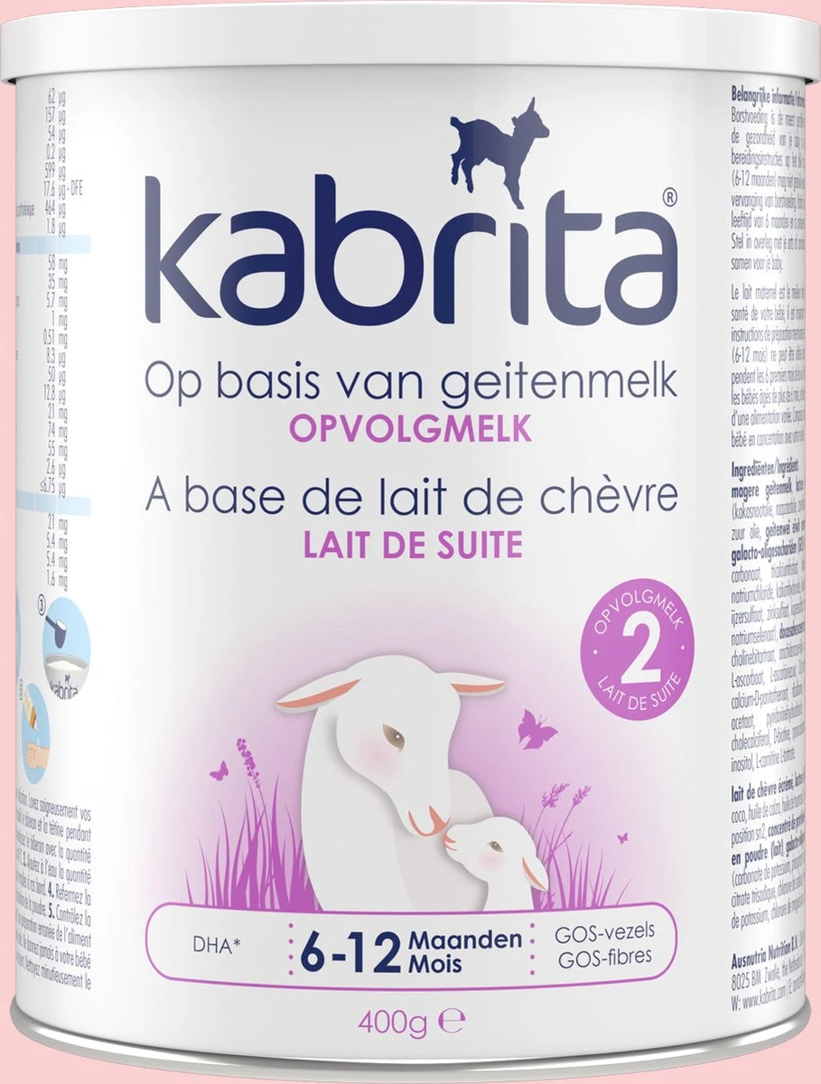 Kabrita 2 Opvolgmelk - Flesvoeding Vanaf 6 Maanden - 400g 13 Kabrita 2 Opvolgmelk - Flesvoeding Vanaf 6 Maanden - 400g - Afbeelding 11