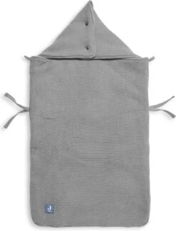 Jollein Voetenzak Voor Autostoel & Kinderwagen - Basic Knit - Stone Grey -Bekend Babyproducten Winkel 915x1200 3