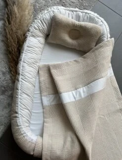 Bébélunes Waffle Beige - Babynest & Dekentje - Beige -Bekend Babyproducten Winkel 916x1200 11