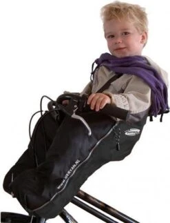 Deryan Bike-a-way Fietsstoeltje Voor - Fiets Regenhoes - Warme Jas En Windbreaker + Regenponcho - Bobike & Yepp