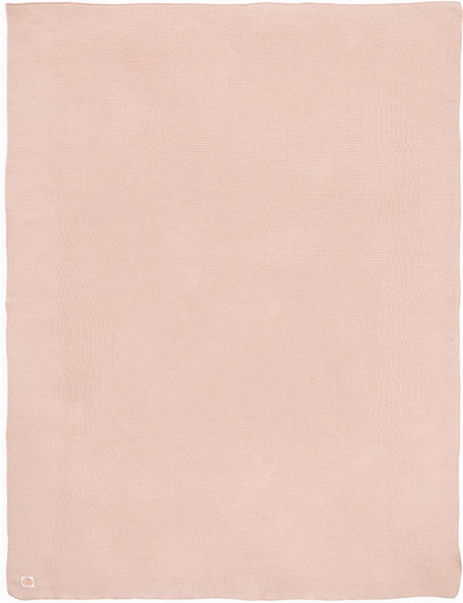 Jollein Baby Deken Ledikant Basic Knit 100x150cm - Pale Pink 11 Jollein Baby Deken Ledikant Basic Knit 100x150cm - Pale Pink - Afbeelding 9