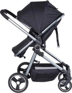 Puck Stroller 3 In 1 Max Zwart Met Frame Antra Incl Autostoel/Adapter/Mamabag -Bekend Babyproducten Winkel 928x1200 2