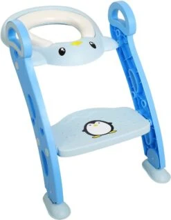 Buxibo Kinder WC Met Opstapje - WC Bril Kind - Kinderzitting WC - Toilet Verkleiner - Toilettrainer - Blauw -Bekend Babyproducten Winkel 930x1200 7