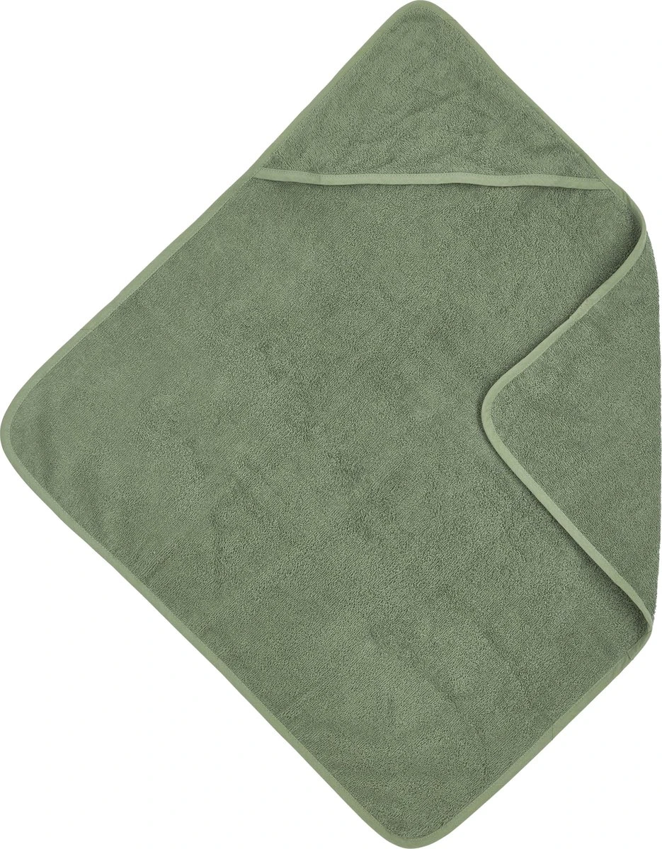 Meyco Badcape Basic Badstof - Forest Green - 75x75cm 3 Meyco Badcape Basic Badstof - Forest Green - 75x75cm