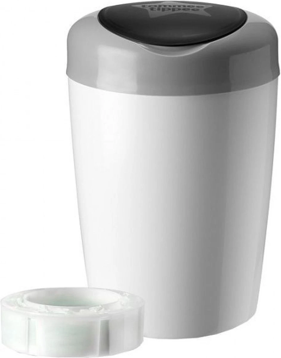 Tommee Tippee Simplee Sangenic Luieremmer, Milieuvriendelijker Systeem, Inclusief 1 Navulcassette Met Duurzaam Geproduceerde Antibacteriële GREENFILM, Grijs 10 Tommee Tippee Simplee Sangenic Luieremmer, Milieuvriendelijker Systeem, Inclusief 1 Navulcassette Met Duurzaam Geproduceerde Antibacteriële GREENFILM, Grijs - Afbeelding 8