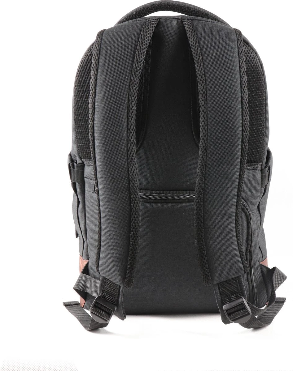 Stoere Luiertas - Rugzak - Inclusief Verschoningsmatje - Zwart 5 Stoere Luiertas - Rugzak - Inclusief Verschoningsmatje - Zwart - Afbeelding 3