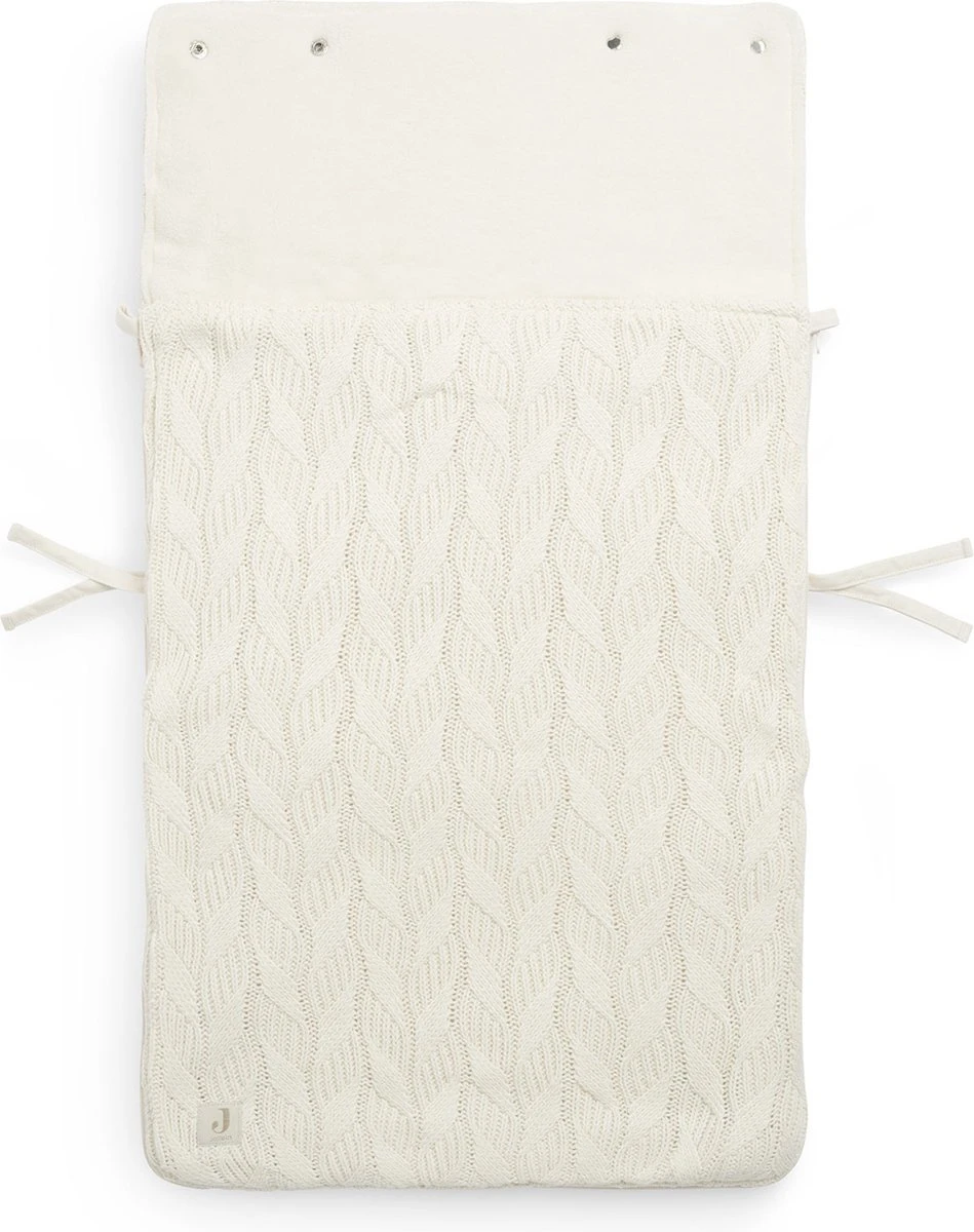 Jollein Voetenzak Voor Autostoel & Kinderwagen - Spring Knit - Ivory 7 Jollein Voetenzak Voor Autostoel & Kinderwagen - Spring Knit - Ivory - Afbeelding 5