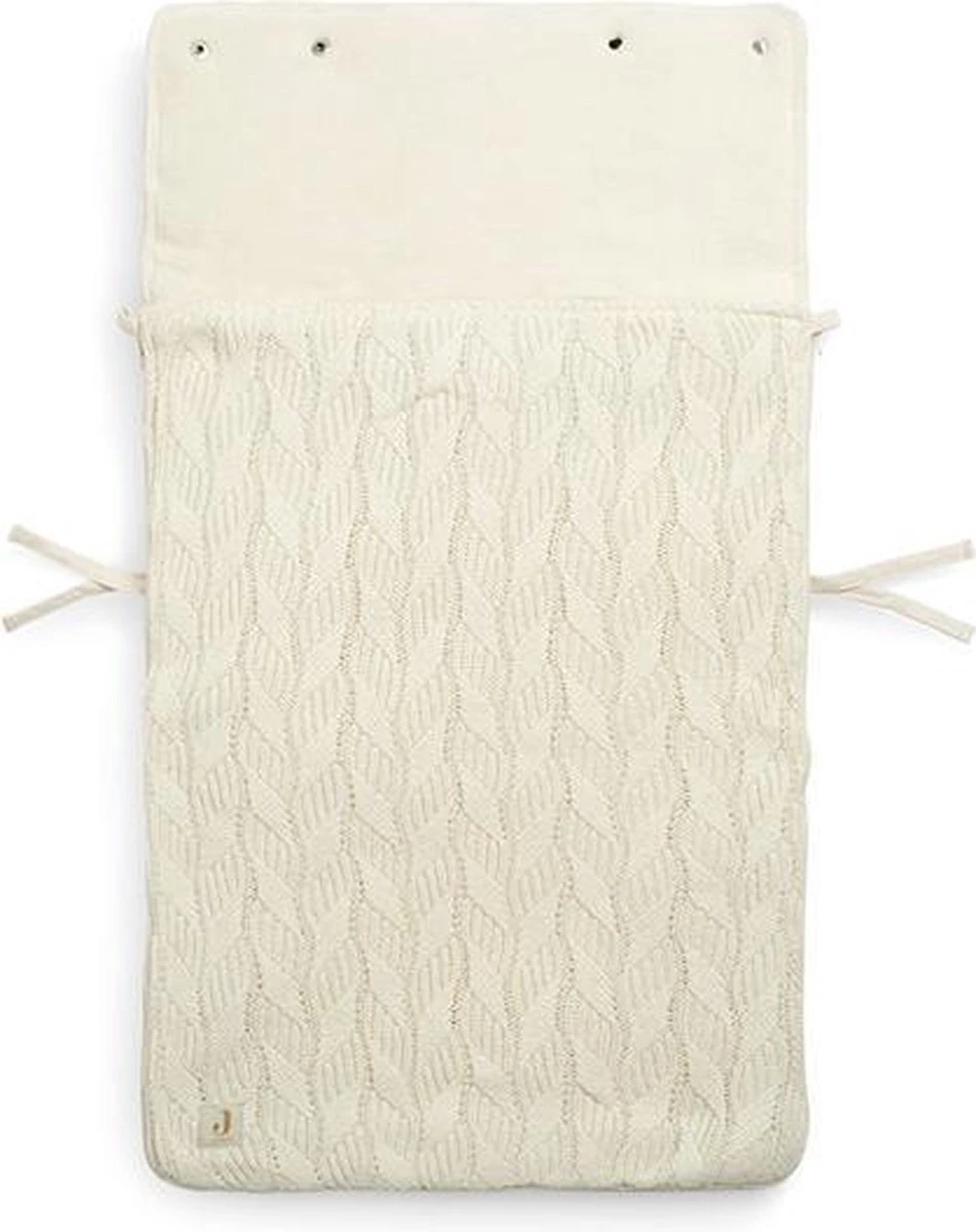 Jollein Voetenzak Voor Autostoel & Kinderwagen - Spring Knit - Ivory 9 Jollein Voetenzak Voor Autostoel & Kinderwagen - Spring Knit - Ivory - Afbeelding 7