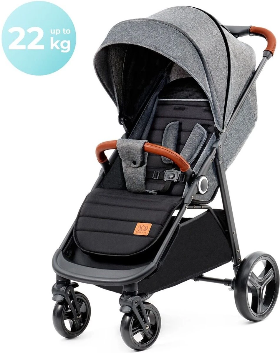 Kinderkraft Wandelwagen Grande Plus - Grey 3 Kinderkraft Wandelwagen Grande Plus - Grey
