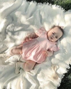 Merkloos Hydrofiele Doek XL 4 Layer Dik Swaddle - Baby Muslin Swaddle - Kraamcadeau - Katoenen Mousseline Baby Deken - Baby Badhanddoek -Bekend Babyproducten Winkel 954x1200 5