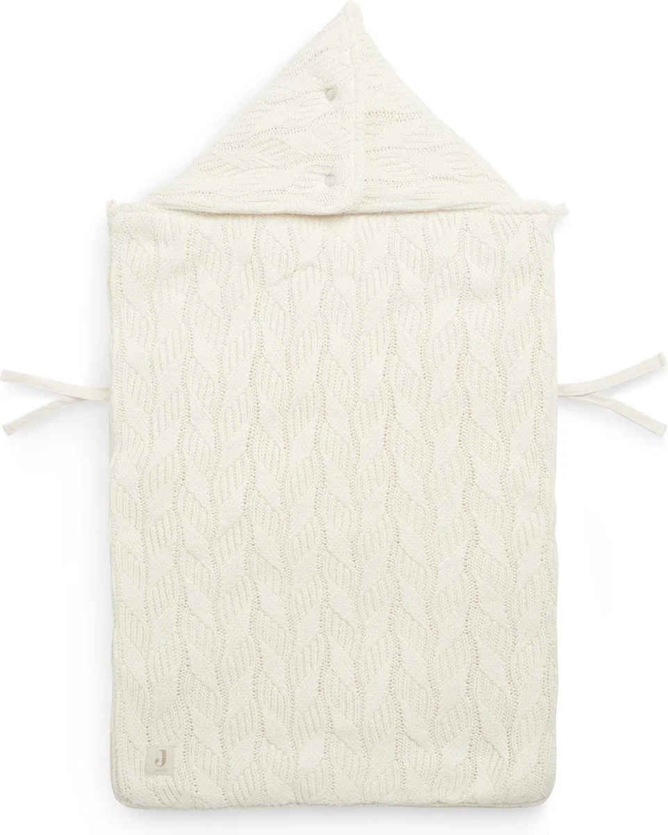 Jollein Voetenzak Voor Autostoel & Kinderwagen - Spring Knit - Ivory 6 Jollein Voetenzak Voor Autostoel & Kinderwagen - Spring Knit - Ivory - Afbeelding 4