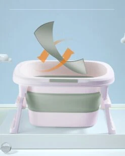 Rudolphy Opvouwbaar Babybad 3-in 1 Van 0-12 Jaar - Roze -Bekend Babyproducten Winkel 961x1200 5