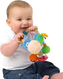 Playgro Clip Clop Rammelaar - Blauw - Activiteitenspeeltje - Kraamkado -Bekend Babyproducten Winkel 963x1200