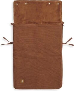 Jollein Voetenzak Voor Autostoel & Kinderwagen - Basic Knit - Caramel -Bekend Babyproducten Winkel 968x1200 5