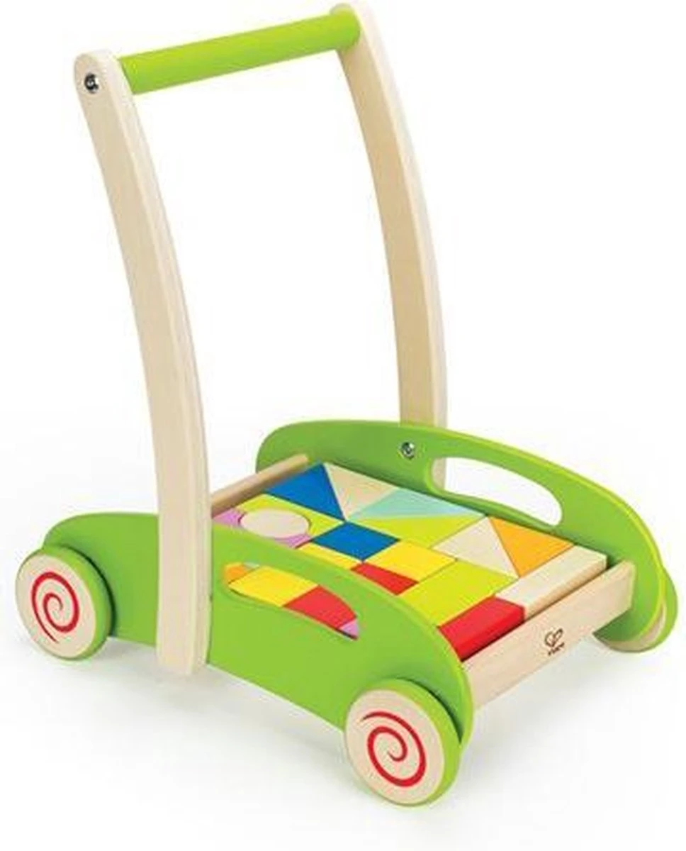 Hape Loopwagen Blokkenkar - Speelgoed 1 Jaar 10 Hape Loopwagen Blokkenkar - Speelgoed 1 Jaar - Afbeelding 8