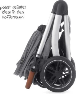 Hauck UpTown Buggy - Met één Hand Opvouwbaar - Grijs -Bekend Babyproducten Winkel 972x1200 1