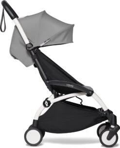 Babyzen YOYO² Buggy 6+ Grijs Frame Wit -Bekend Babyproducten Winkel 974x1200