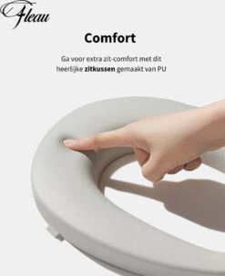Fleau Luxe WC Verkleiner Met Trapje - Toiletverkleiner - Wit - Brilverkleiner Met Handvaten En Opstapje - Toilettrainer + GRATIS Fleau WC Borstel -Bekend Babyproducten Winkel 976x1200 3
