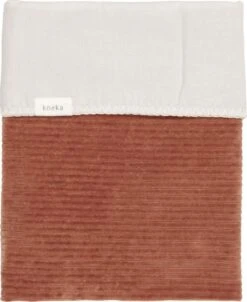 Koeka Baby Dekentje Wieg Flanel Vik - Bruin - 75x100cm