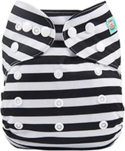 Fiore Zwemluier Zebra Gestreept - Zwemluier - Wasbare Zwemluier - Baby Zwemluier - Wasbaar - Baby Spa - Baby Zwemkleding - Effen Kleur