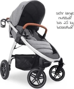 Hauck UpTown Buggy - Met één Hand Opvouwbaar - Grijs -Bekend Babyproducten Winkel 999x1200